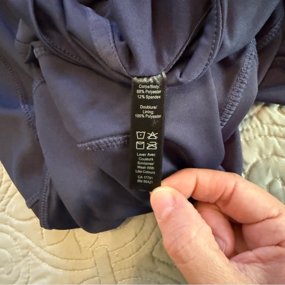 Kyodan Women’s Dark Blue Athletic Zip Up Jacket Size M - Picture 7 of 8